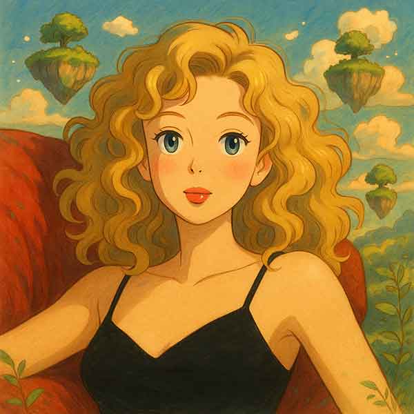 Muestra de arte de Ghibli AI con paisajes mágicos